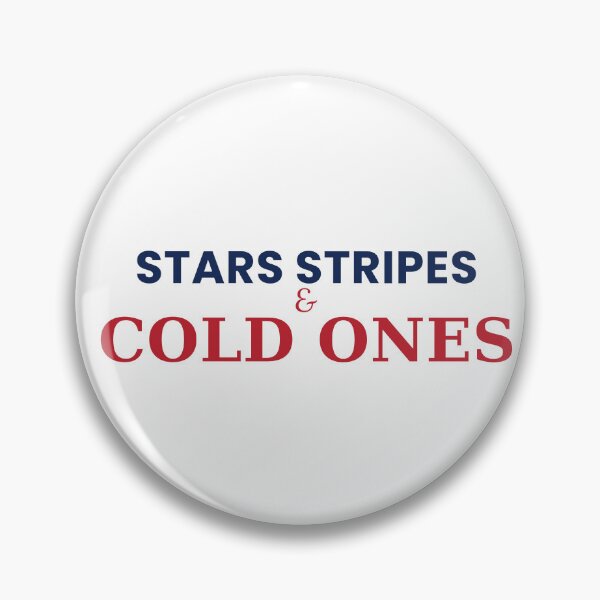 Item preview, Stars Stripes And Cold Ones Funny 4th Of July Drinking Tee designed and sold by 7Four1 Designs.