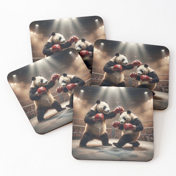 Item preview, Boxing Panda Bears Throw Some Heavy Leather designed and sold by Tridentulus.