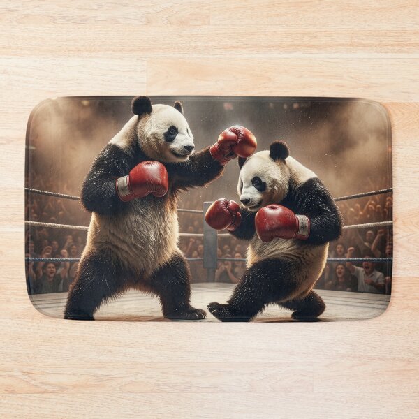 Item preview, Boxing Panda Bears Throw Some Heavy Leather designed and sold by Tridentulus.