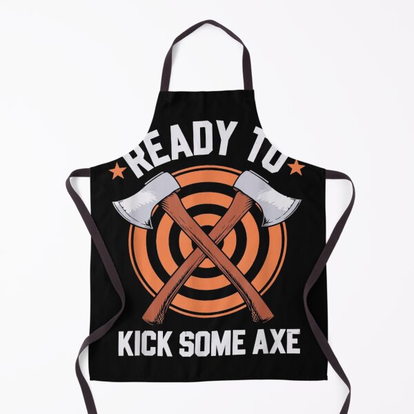 Item preview, Axe Throwing Ready To Kick Some Axe designed and sold by goombi-creative.