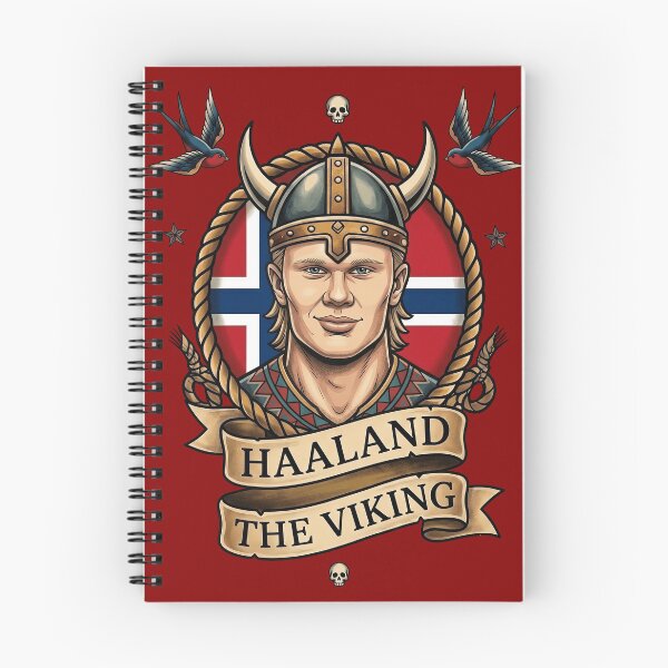 Item preview, Haaland The Viking Tattoo designed and sold by Fictional Ink Society.