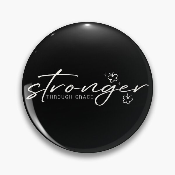 Item preview, Stronger Through Grace – Motivational Christian Scripture designed and sold by Verse & Vibes.