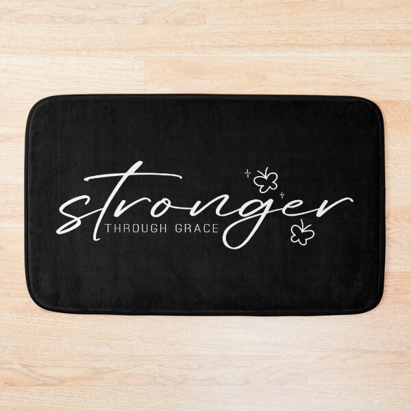 Item preview, Stronger Through Grace – Motivational Christian Scripture designed and sold by Verse & Vibes.