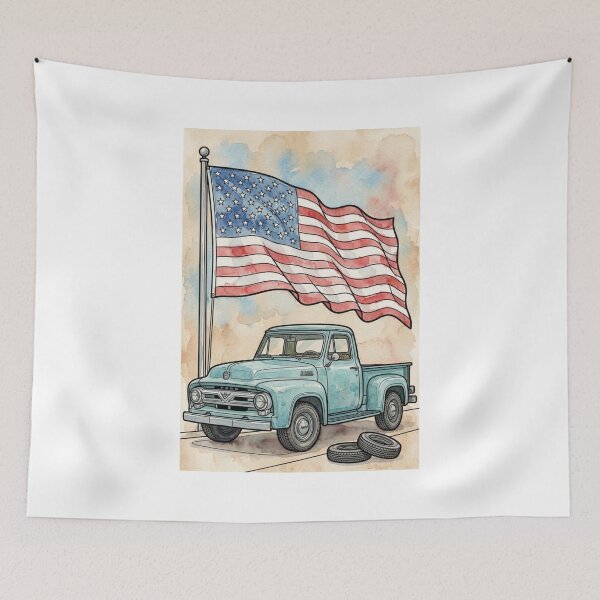 Item preview, Vintage pickup truck - opt 1 designed and sold by jlStopMedia.