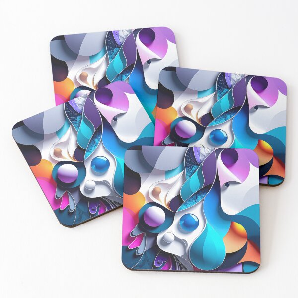 Item preview, Vibrant Glass Mosaic Abstract Pattern designed and sold by NizuCaCi.