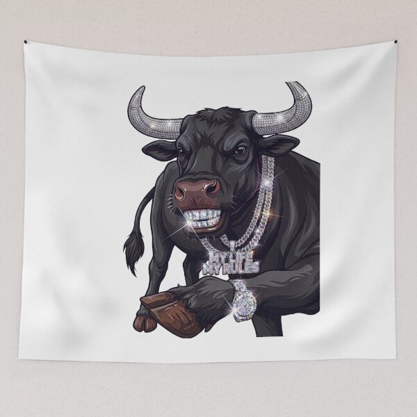 Item preview, My Life My Rules Black Bull Hip Hop Diamond Grillz Streetwear designed and sold by lzxzxl.