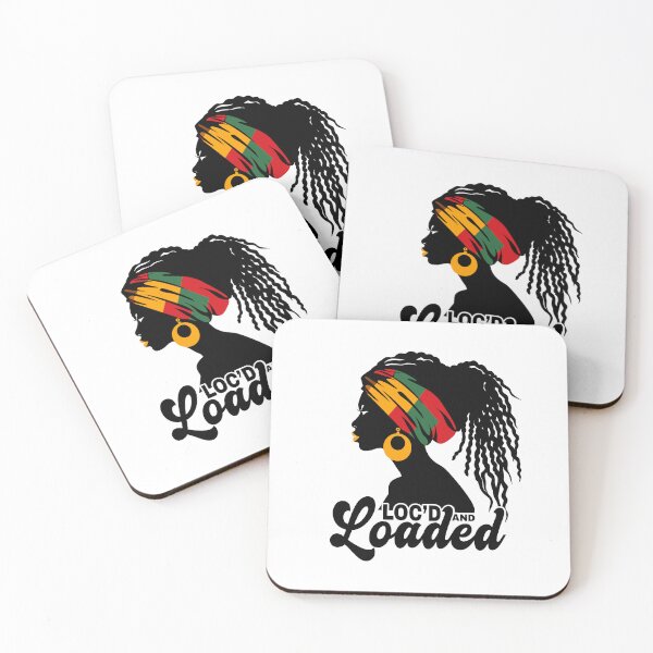 Item preview, Loc'd and Loaded Black Queen | Rasta Dreadlocks Empowerment Celebration designed and sold by Magraphx.