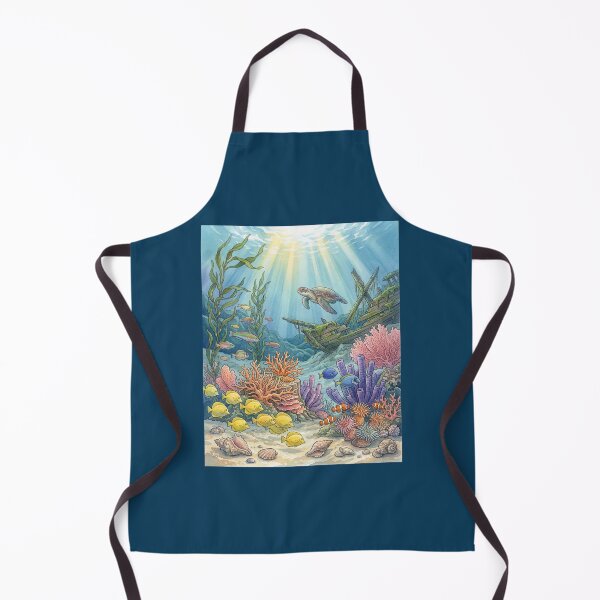 Item preview, coral reef art designed and sold by amusefullife.