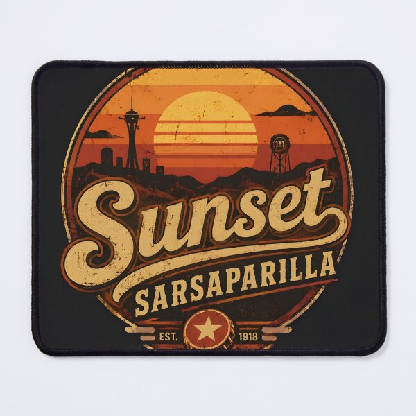 Item preview, sunset sarsaparilla fallout design designed and sold by RockyLambda.