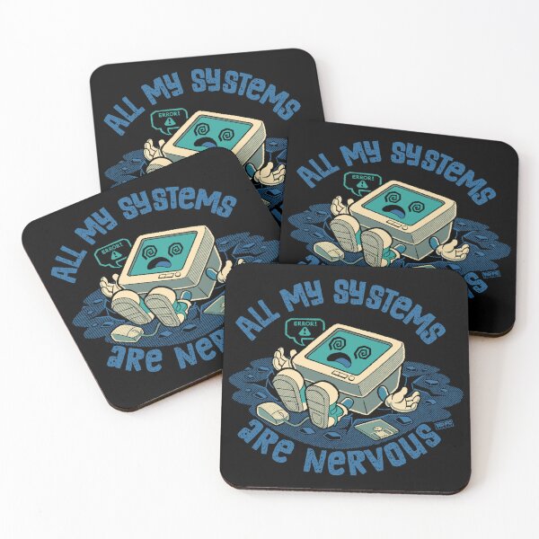 Item preview, All My Systems Are Nervous (Personal Computer) designed and sold by World Domination For Cats ®.