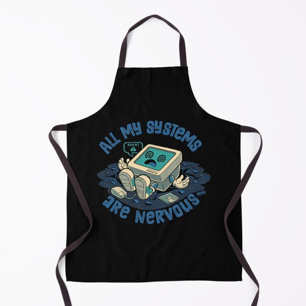 Item preview, All My Systems Are Nervous (Personal Computer) designed and sold by World Domination For Cats ®.