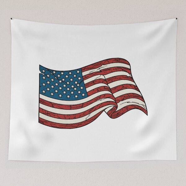 Item preview, Distressed American flag - opt 1 designed and sold by jlStopMedia.
