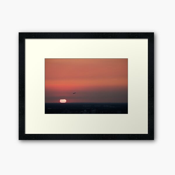 Leaving Berlin on a jetplane Framed Art Print