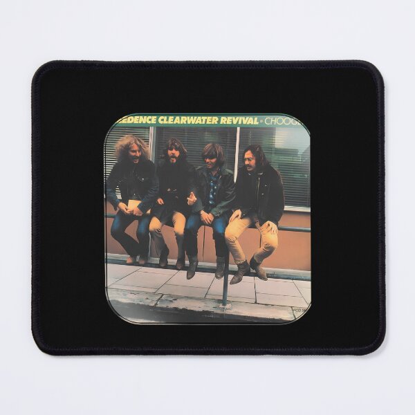 Item preview, Four Band Members in Jackets Sitting Together on an Outdoor Railing designed and sold by Scottistt.