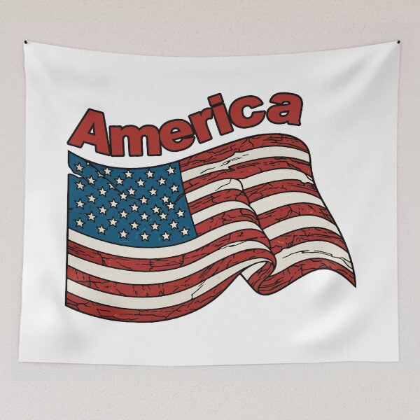 Item preview, Distressed American flag - opt 2 designed and sold by jlStopMedia.