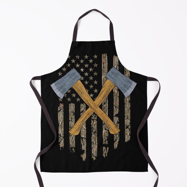 Item preview, Axe Throwing American Flag designed and sold by goombi-creative.