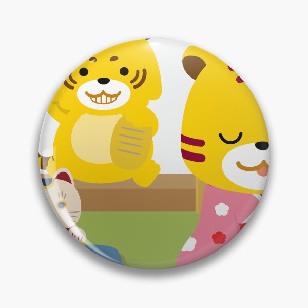 Item preview, Cute Cartoon Tigers Japanese New Year Celebration designed and sold by OsakaYumeWorks.