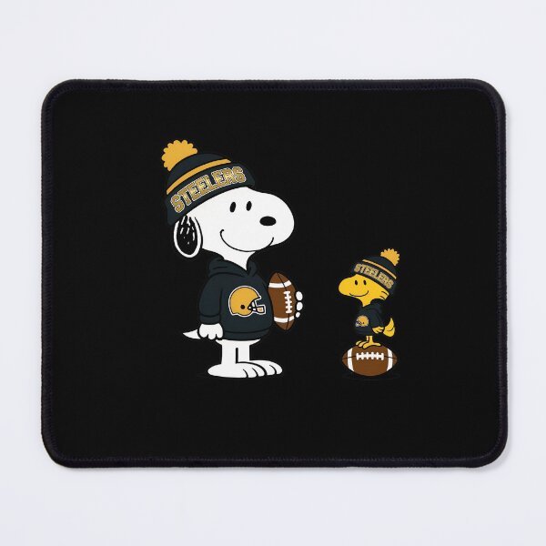 Item preview, Snoopy & Woodstock Steelerss Football designed and sold by WilliamFerris.