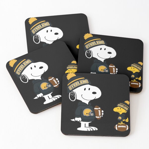 Item preview, Snoopy & Woodstock Steelerss Football designed and sold by WilliamFerris.