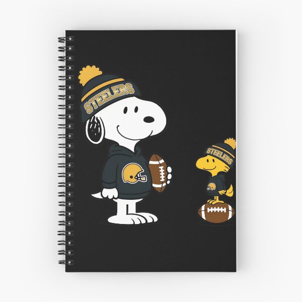 Item preview, Snoopy & Woodstock Steelerss Football designed and sold by WilliamFerris.