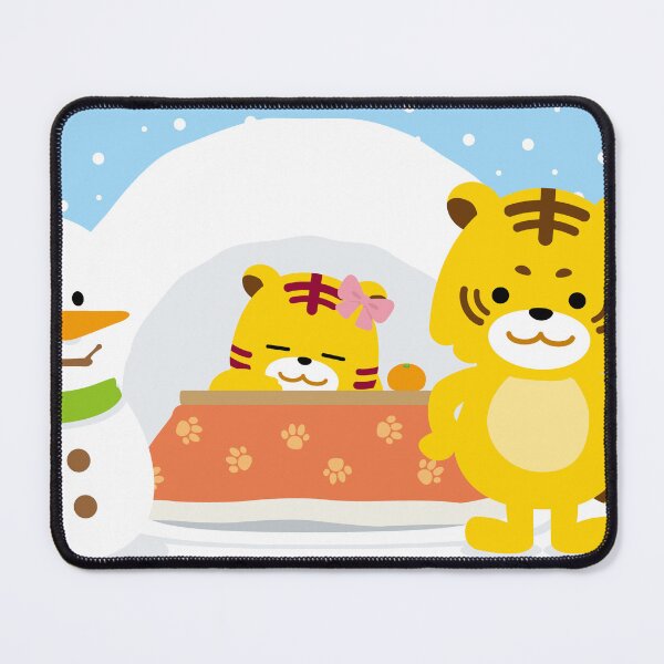 Item preview, Cute Cartoon Tigers Winter Snow Kamakura Hut designed and sold by OsakaYumeWorks.