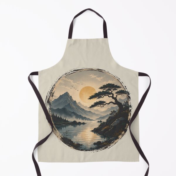 Item preview, Serene Mountain Lake Landscape Premium Mindfulness Nature T-Shirt designed and sold by dytf79.