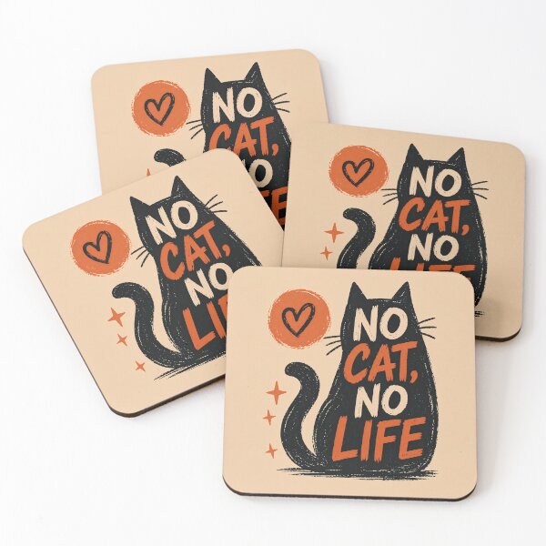 Item preview, No Cat No Life designed and sold by RebenCantik.