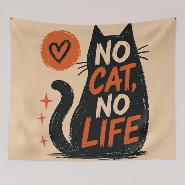 Item preview, No Cat No Life designed and sold by RebenCantik.
