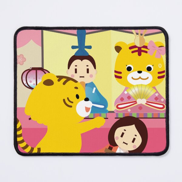Item preview, Cute Cartoon Tigers Hinamatsuri Girls Day Festival designed and sold by OsakaYumeWorks.