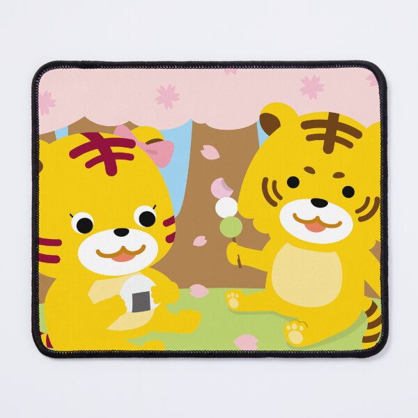 Item preview, Cute Cartoon Tigers Spring Cherry Blossom Picnic designed and sold by OsakaYumeWorks.