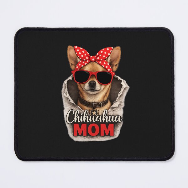 Item preview, Chihuahua Mom Funny Cute Chihuahua Sunglasses Dog Mom Gift Lover Art designed and sold by PrintAura15.