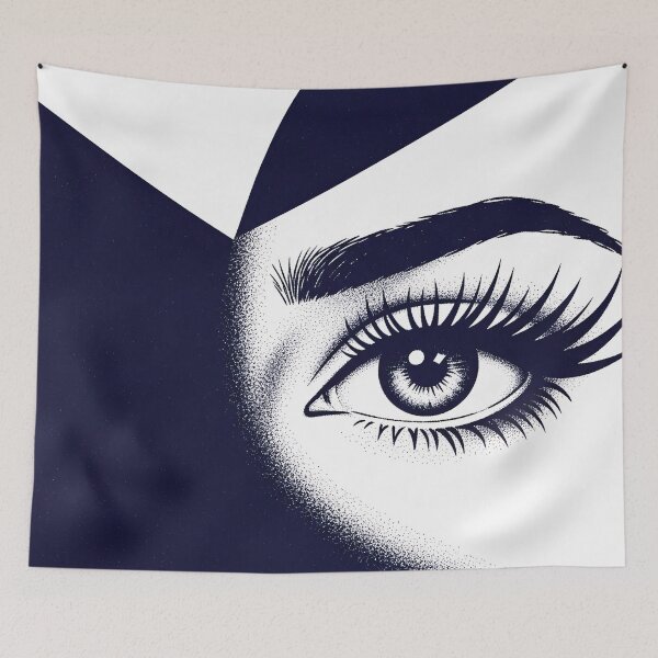 Item preview, Minimalist Geometric Woman Eye designed and sold by PixorStudio.