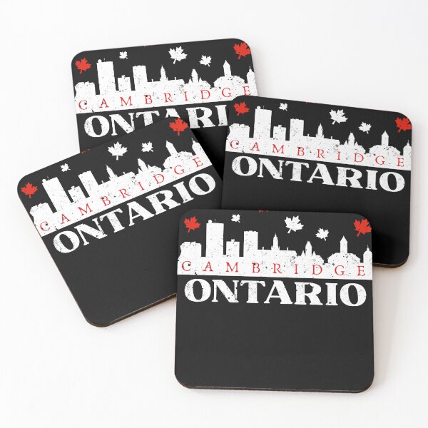 Item preview, Cambridge Ontario Canada Flag Maple Leaf Massachusetts Skyline  designed and sold by Tbinl.