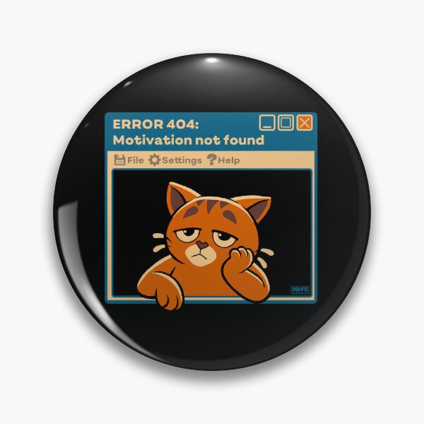 Item preview, 404: Motivation Not Found designed and sold by World Domination For Cats ®.
