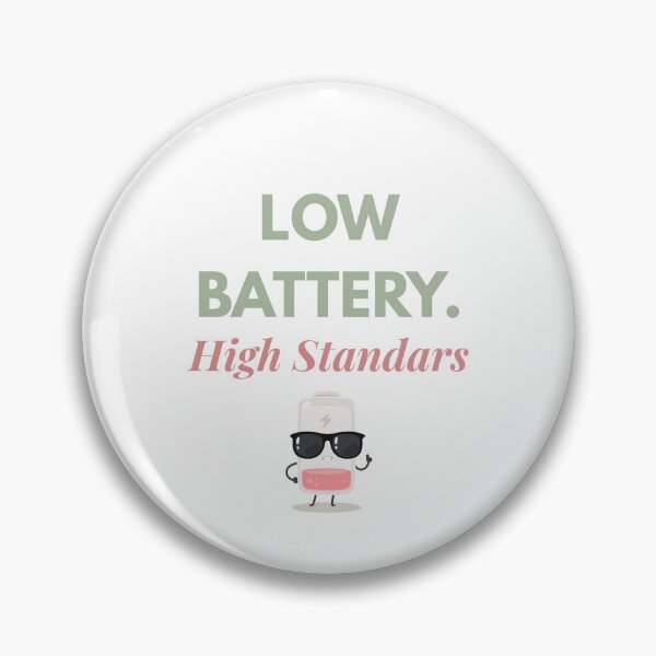 Item preview, low battery designed and sold by Soft & Wild Studio.