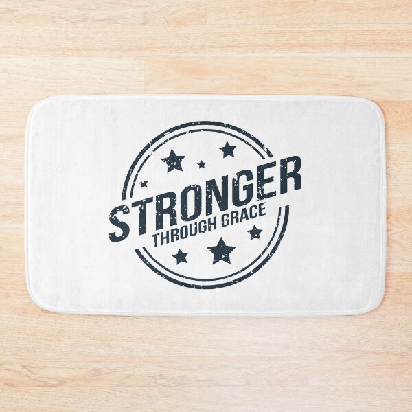 Item preview, Stronger Through Grace – Uplifting Christian Motivation designed and sold by Verse & Vibes.