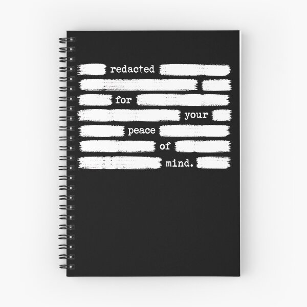 Item preview, Redacted For Your Peace Of Mind Anti Government Gear designed and sold by DynamicDesign.
