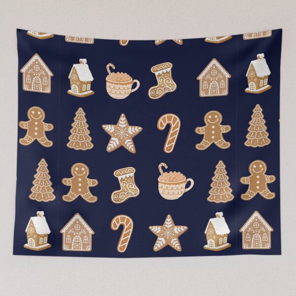 Item preview, Gingerbread throw pillow, Christmas Decorative Accent designed and sold by JCozycorner.