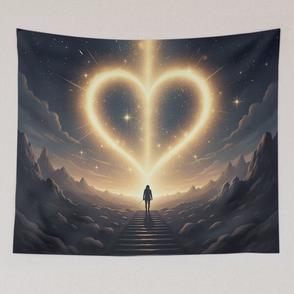 Item preview, The Golden Heartway of Celestial Courage designed and sold by BlissBlvdShop.