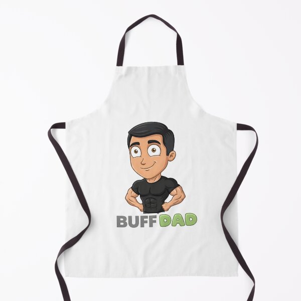 Item preview, Buff Dad Strong Muscular Cartoon Father designed and sold by Murvel-Ink.
