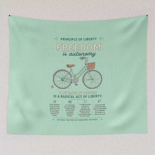 Item preview, Principle of Freedom: Travel by Bike designed and sold by DianaAlunaImage.