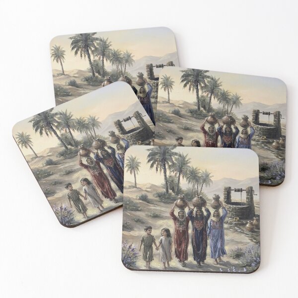 Item preview, Women Carrying Water Jars from a Desert Well designed and sold by MByunArt.