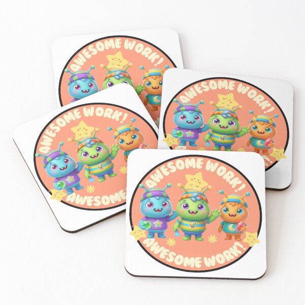 Item preview, Awesome Work! Positive Aliens art Design designed and sold by Bluebird Crafted Tee.