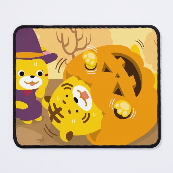 Item preview, Cute Cartoon Tigers Funny Halloween Pumpkin Trick designed and sold by OsakaYumeWorks.