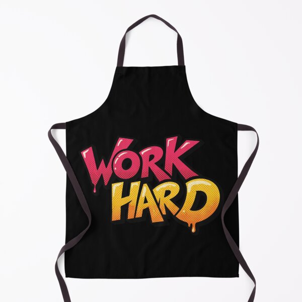 Item preview, Work Hard Graffiti Typography designed and sold by Khadigadesings.