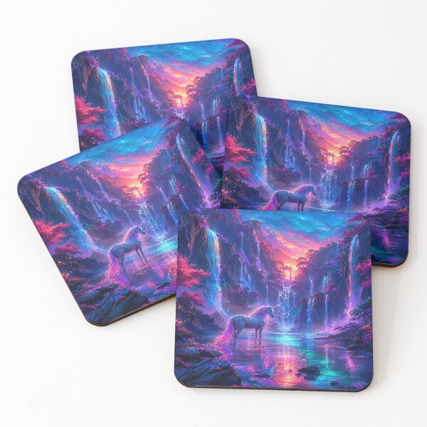 Item preview, The Celestial Unicorn Falls of Radiant Wonder designed and sold by BlissBlvdShop.