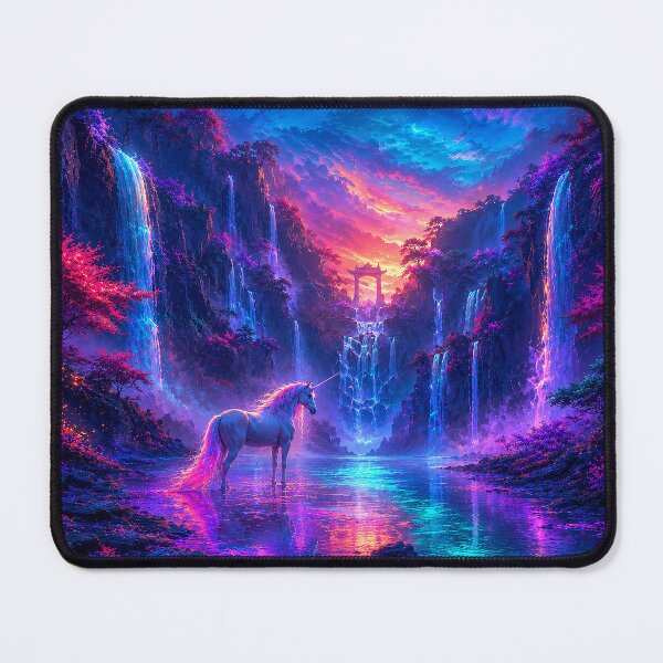 Item preview, The Celestial Unicorn Falls of Radiant Wonder designed and sold by BlissBlvdShop.