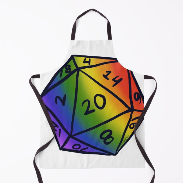Item preview, Rainbow Pride LGBTQ+ DND D20 designed and sold by Cottagecore Crab .