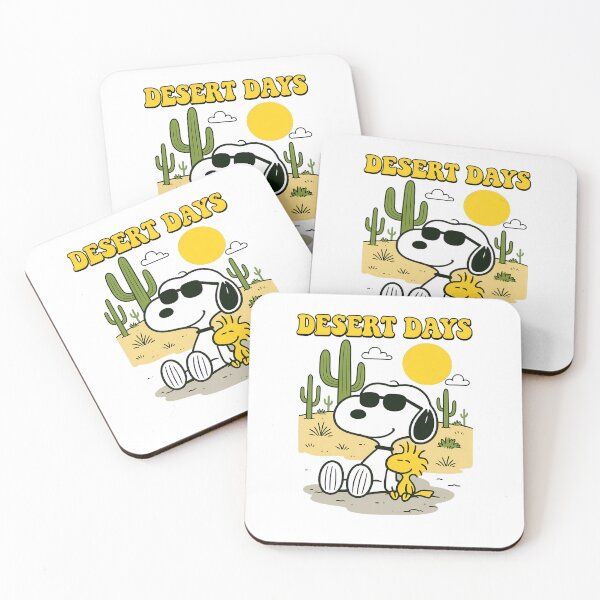 Item preview, Snoopy & Woodstock Desert Chill Cool  designed and sold by catlolistore.