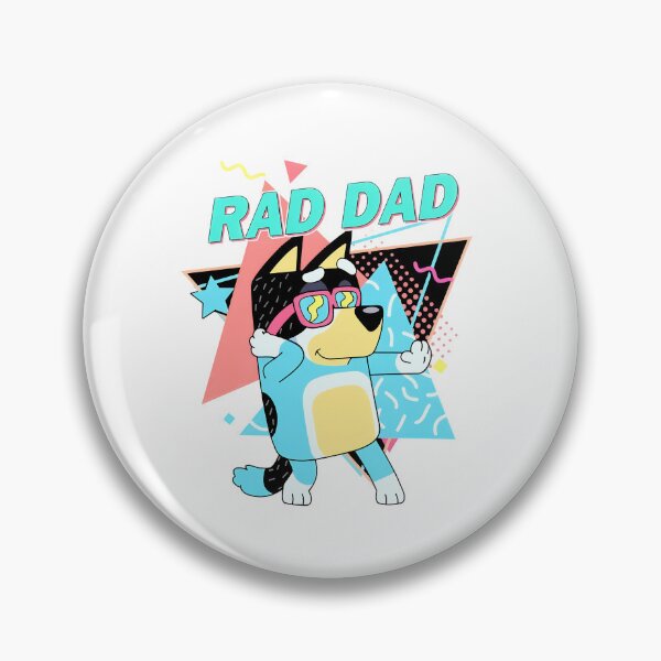 Item preview, Rad Dad 80s Retro Dab Blueys  designed and sold by oriMarchive.